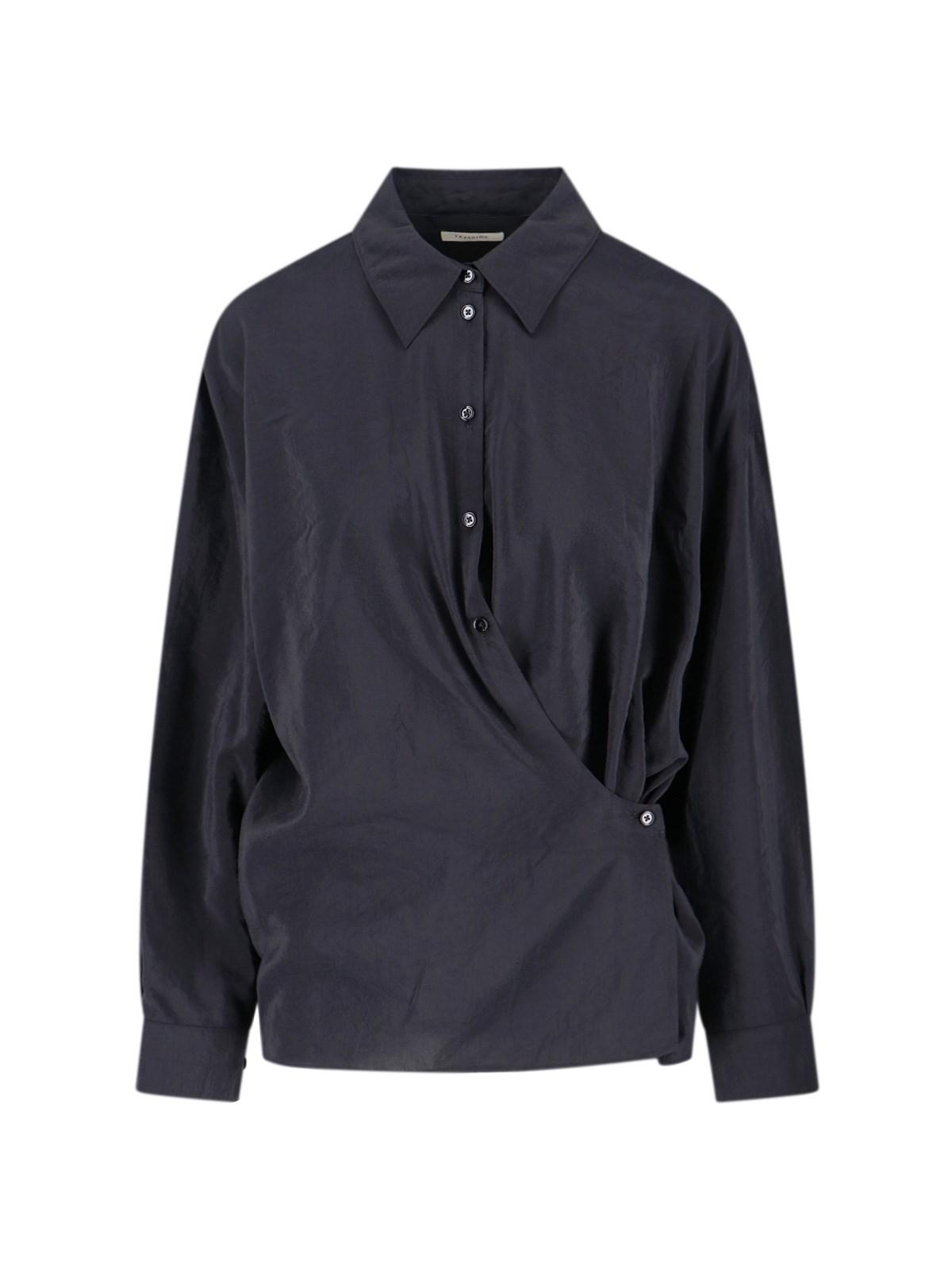 lemaire draped shirt