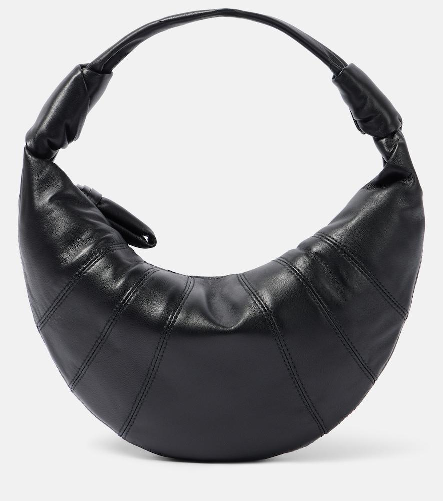 lemaire fortune croissant mini leather shoulder bag