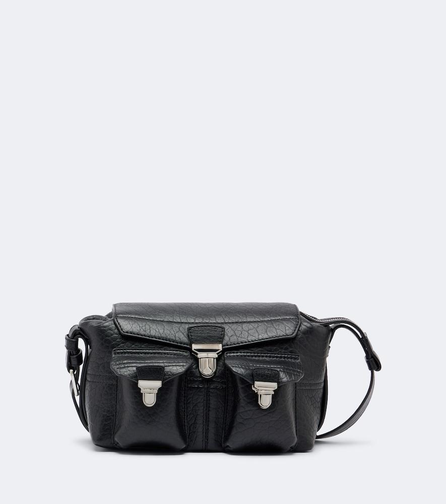 lemaire gear leather shoulder bag