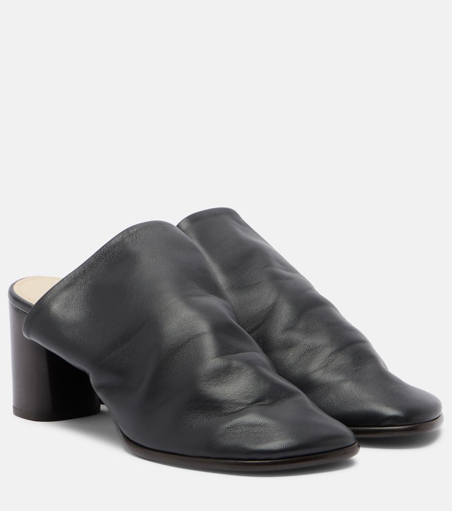 lemaire glove leather mules