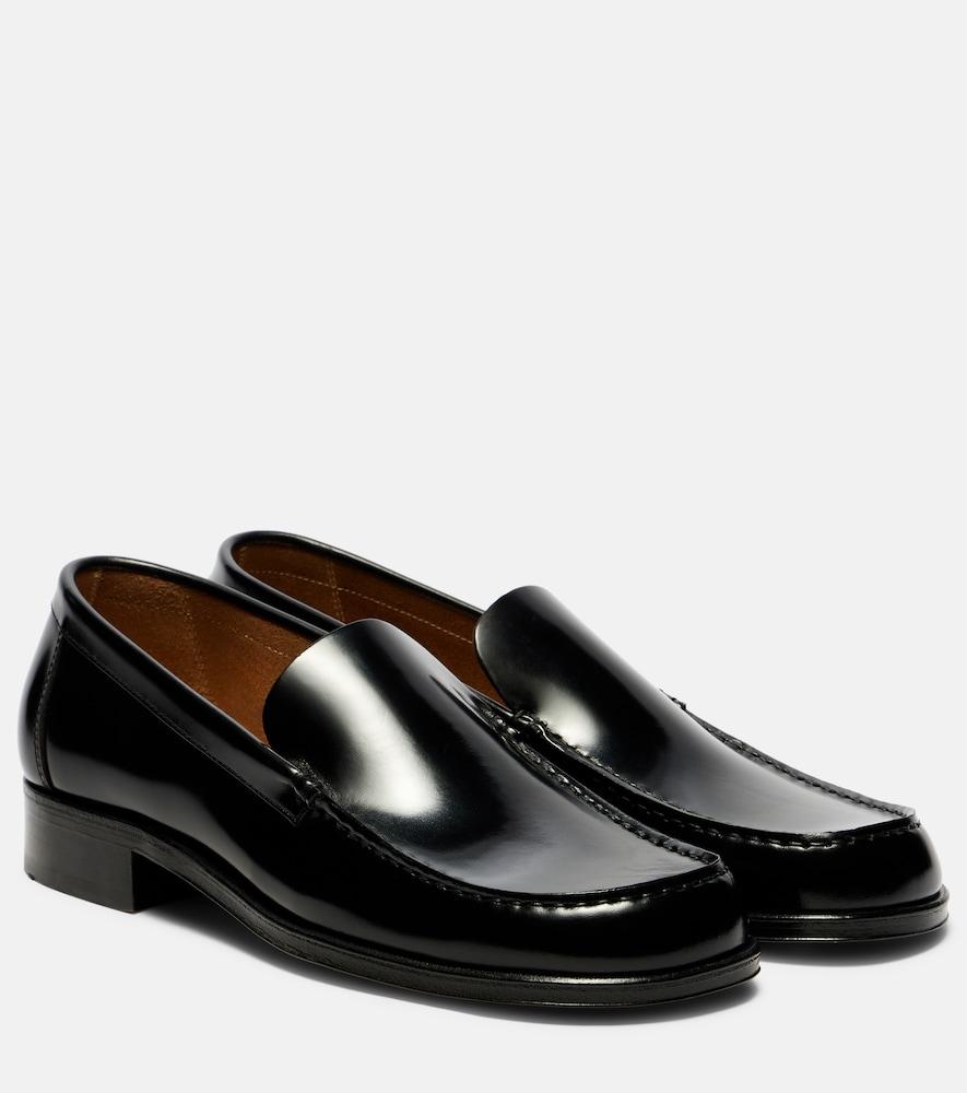 lemaire leather loafers