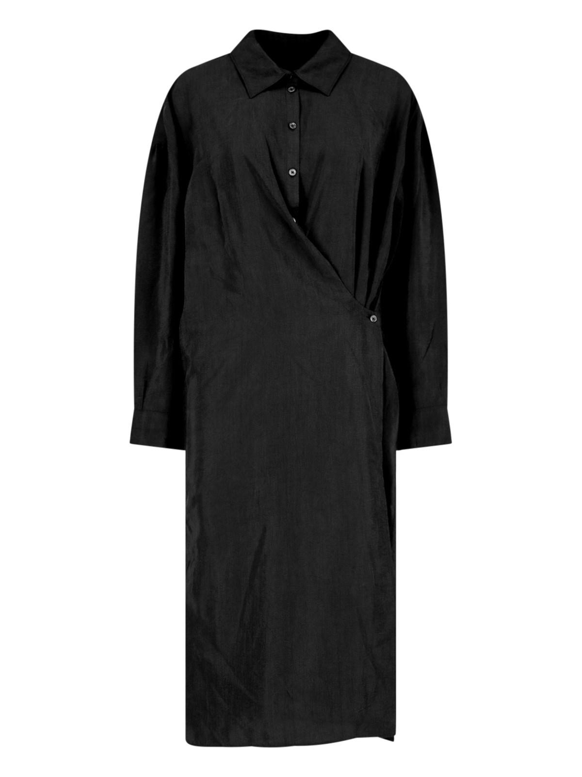 lemaire midi shirt dress