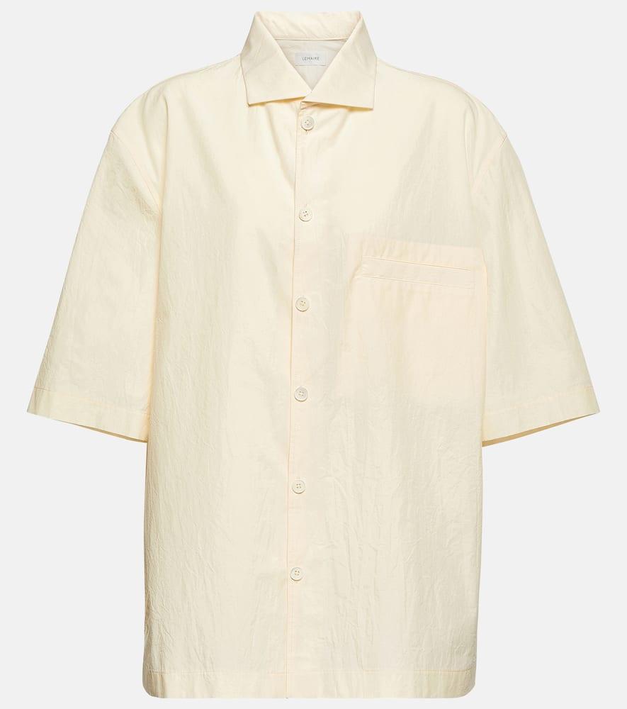 lemaire oversized cotton shirt