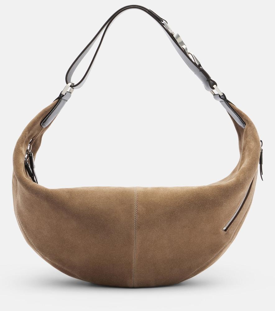 lemaire quiver small suede shoulder bag
