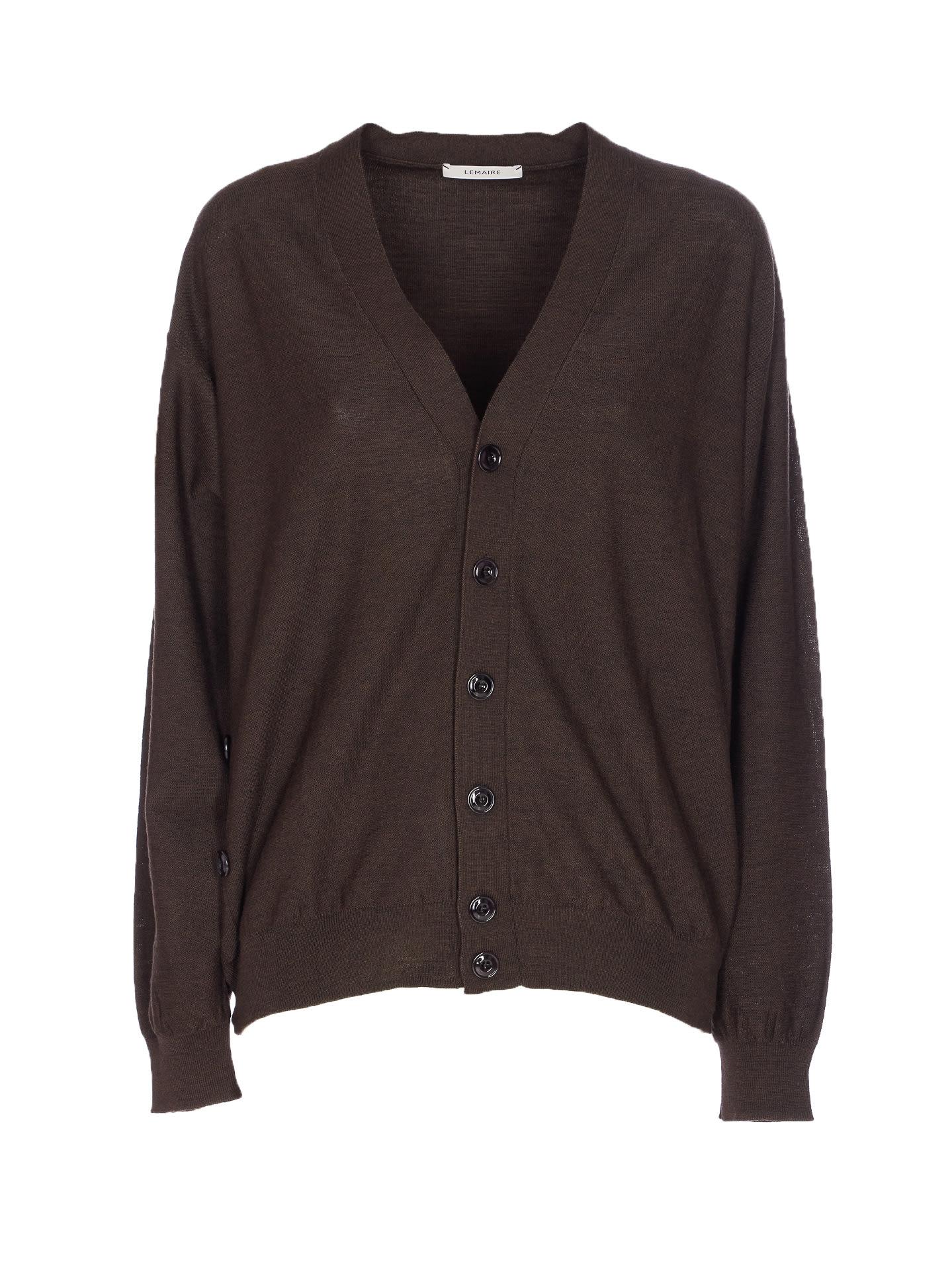 lemaire relaxed twisted cardigan