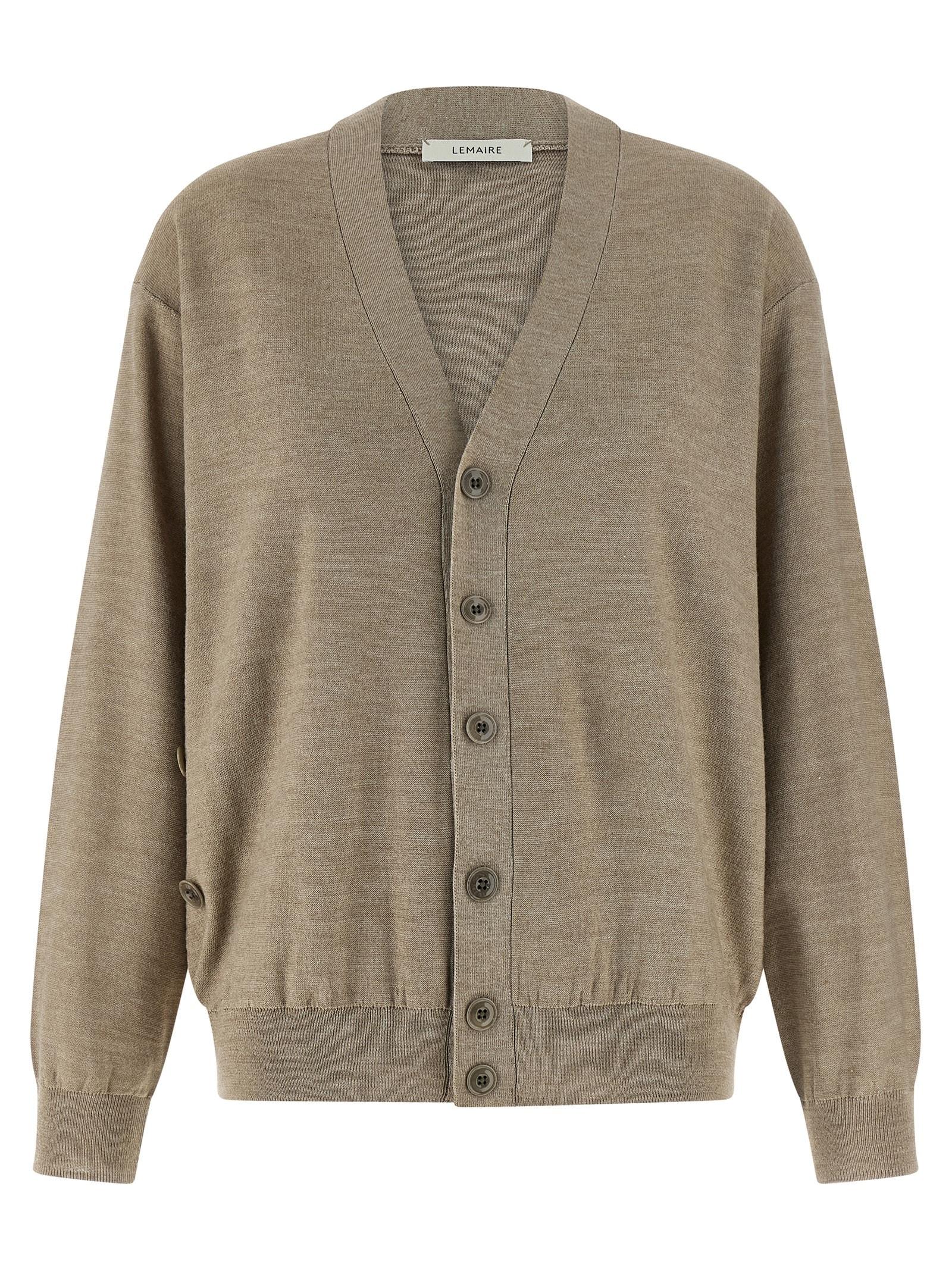 lemaire relaxed twisted cardigan