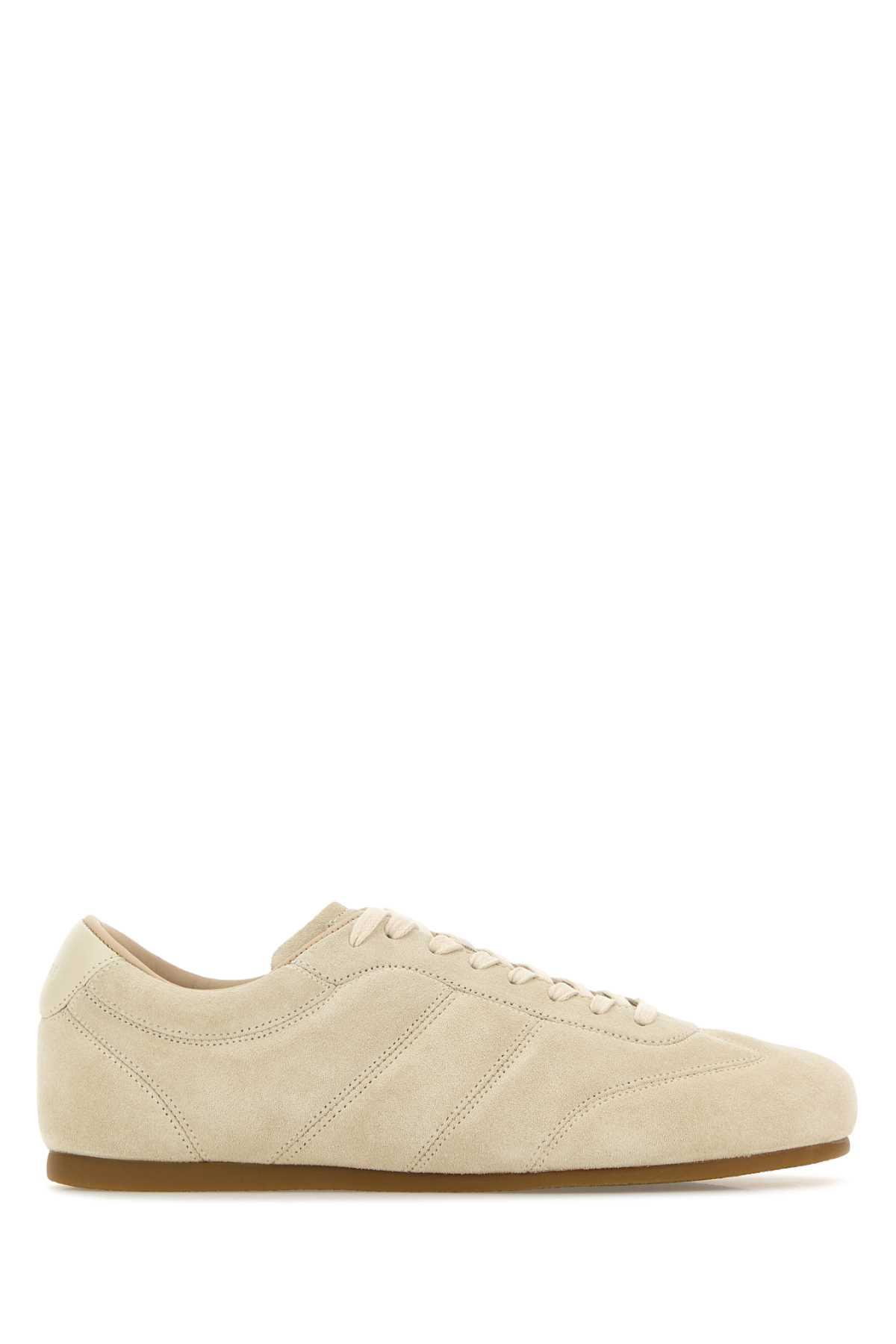 lemaire sand suede sneakers