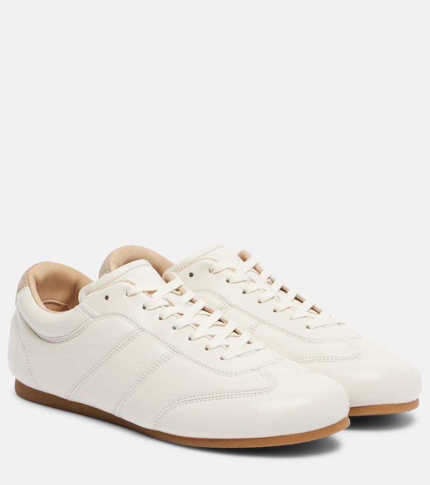 lemaire soft runner leather sneakers