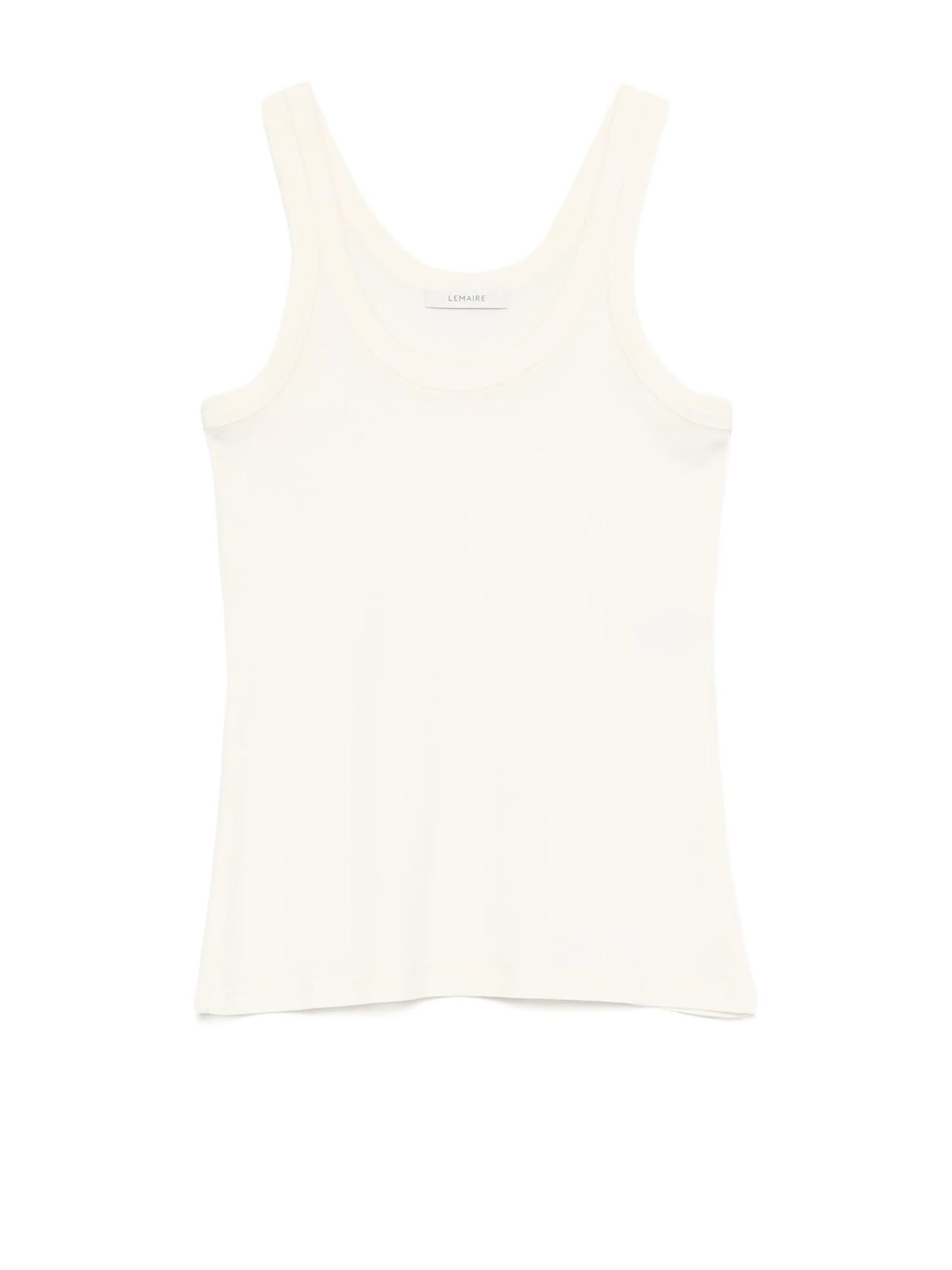 lemaire t-shirts and polos beige