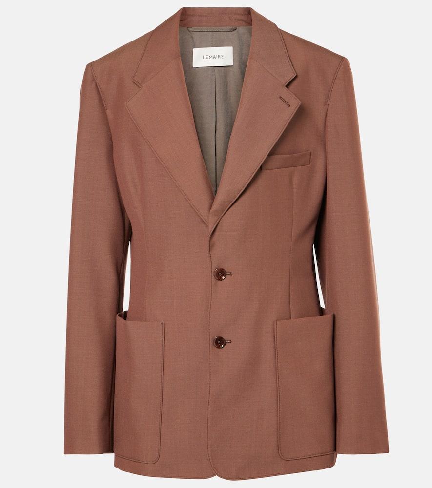 lemaire twill blazer