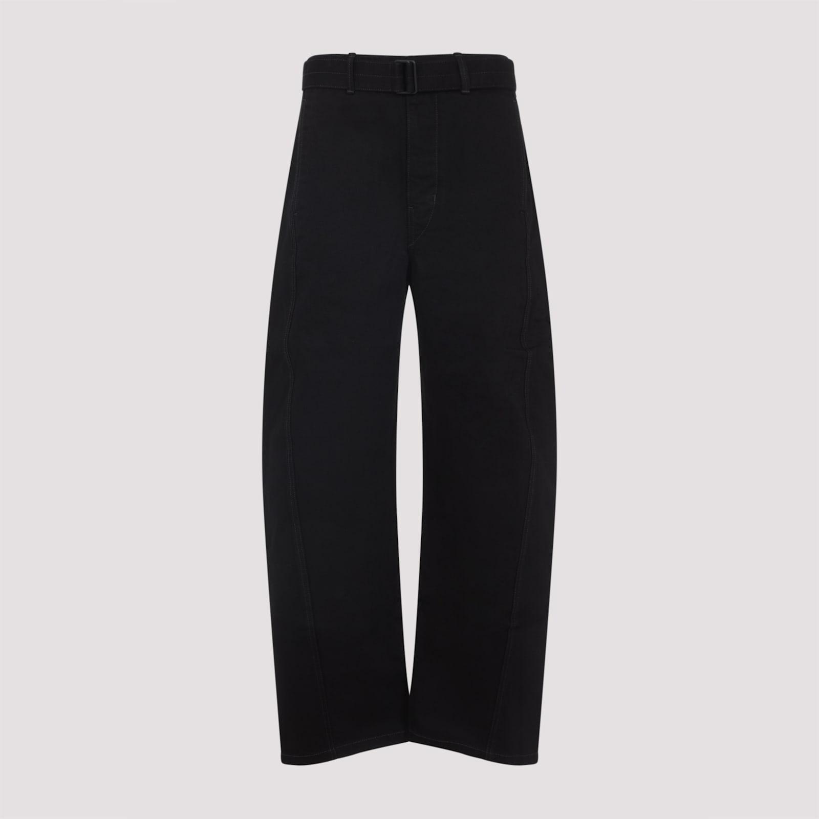 lemaire twisted belted pants
