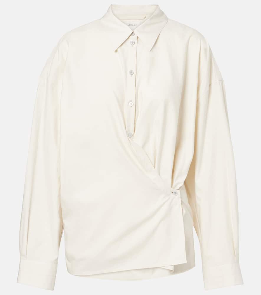 lemaire twisted cotton and silk shirt