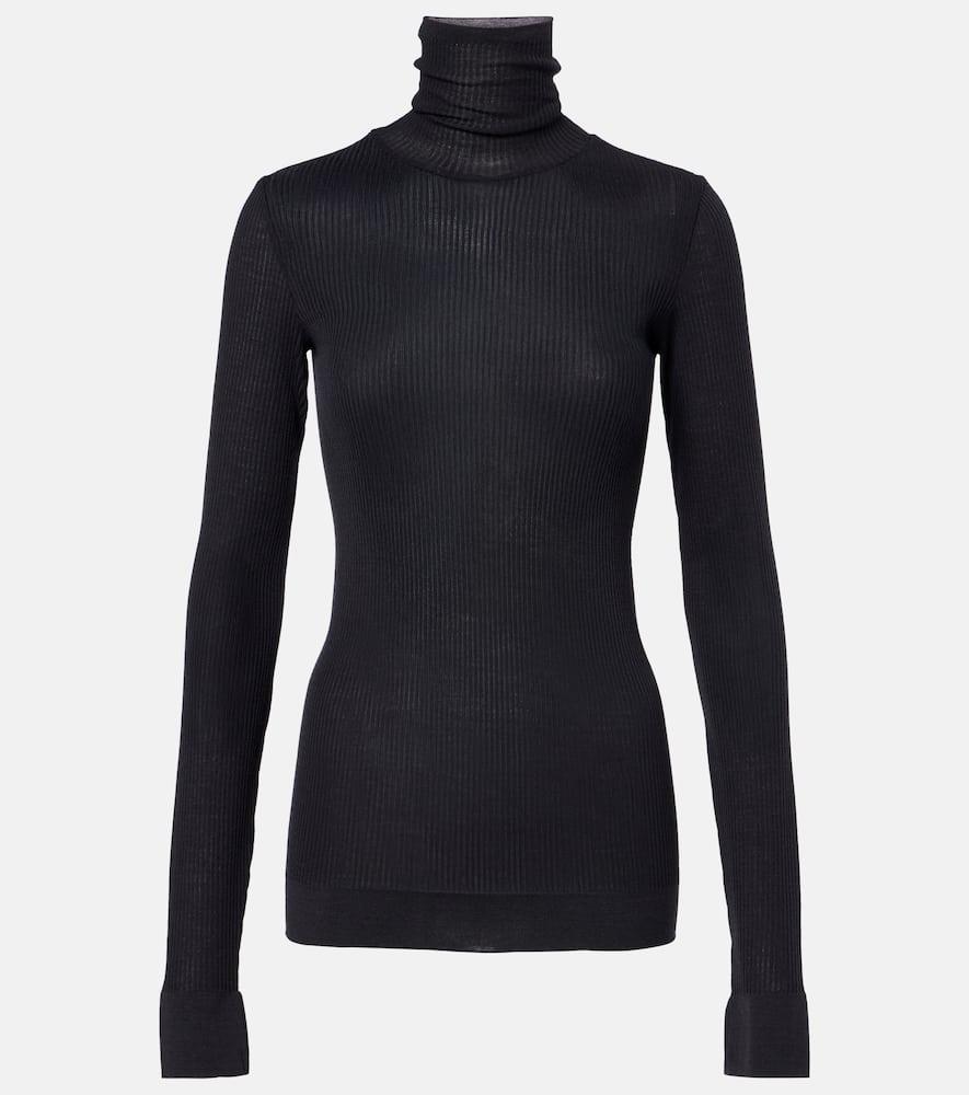 lemaire wool turtleneck top