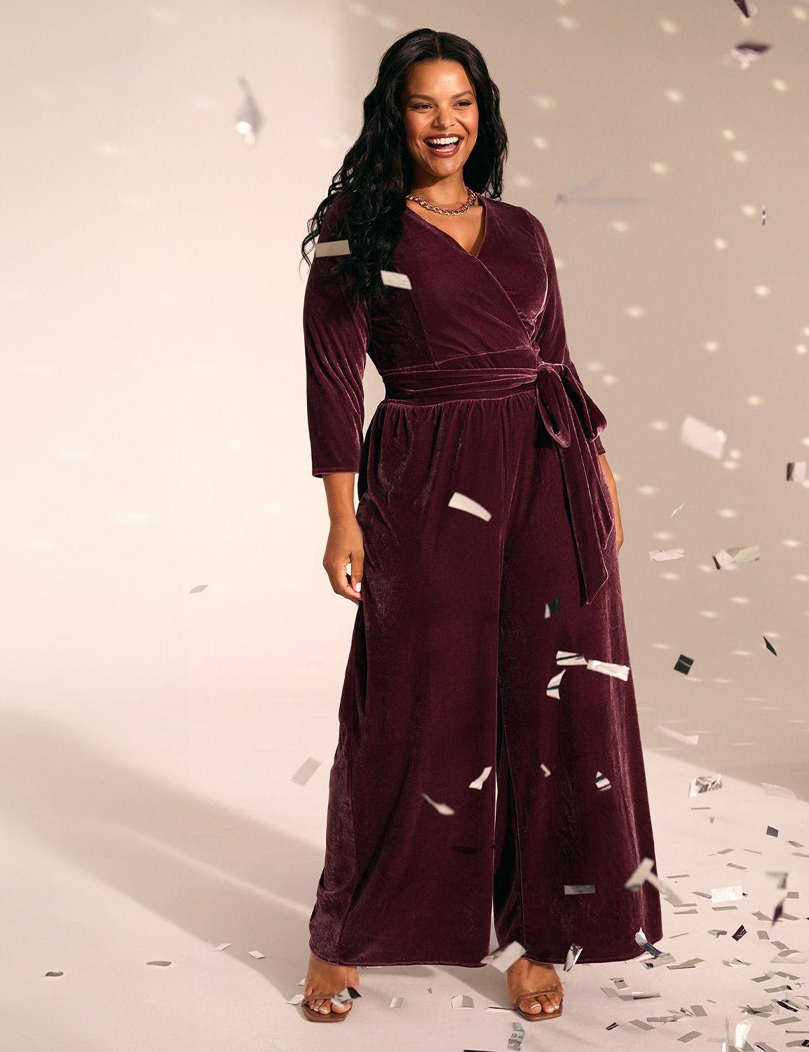 lena velvet jumpsuit