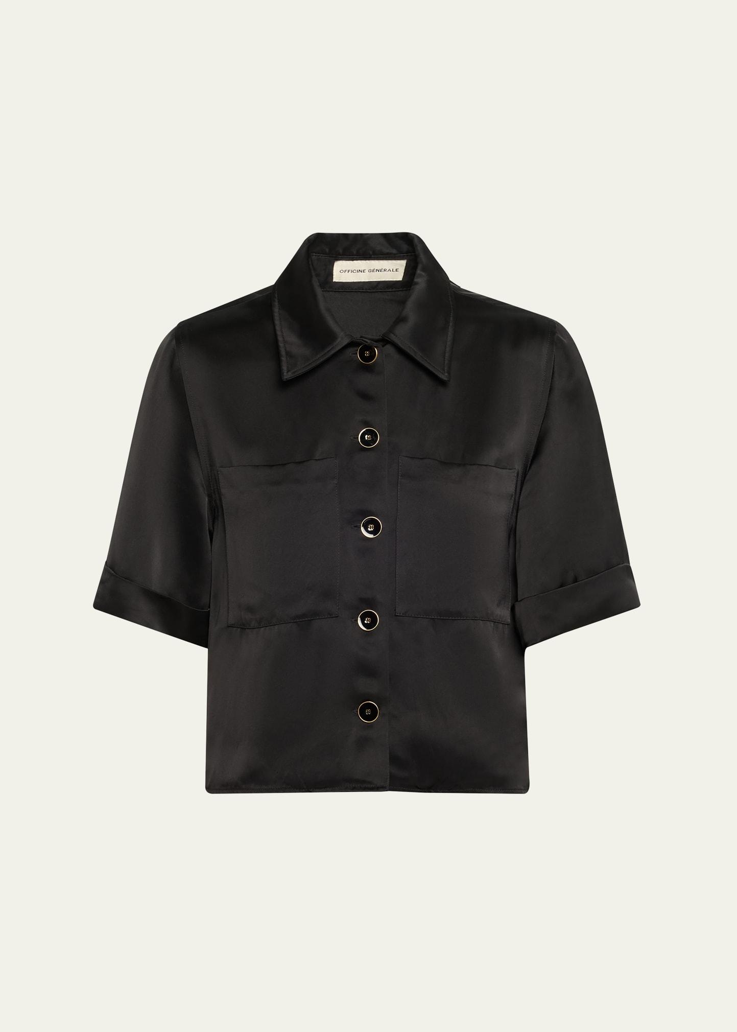 lenka fluid viscose shirt