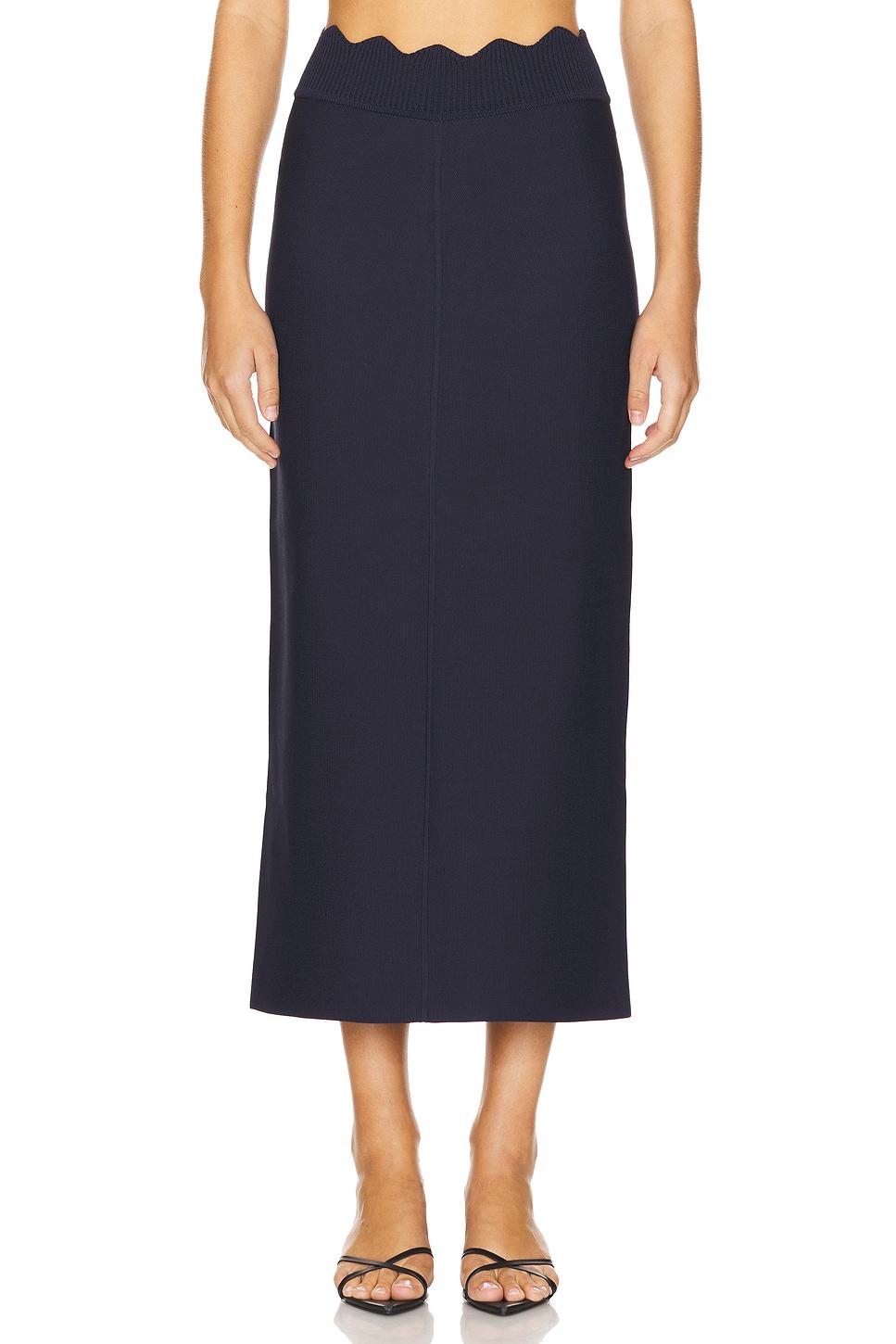 lennon crepe knit skirt