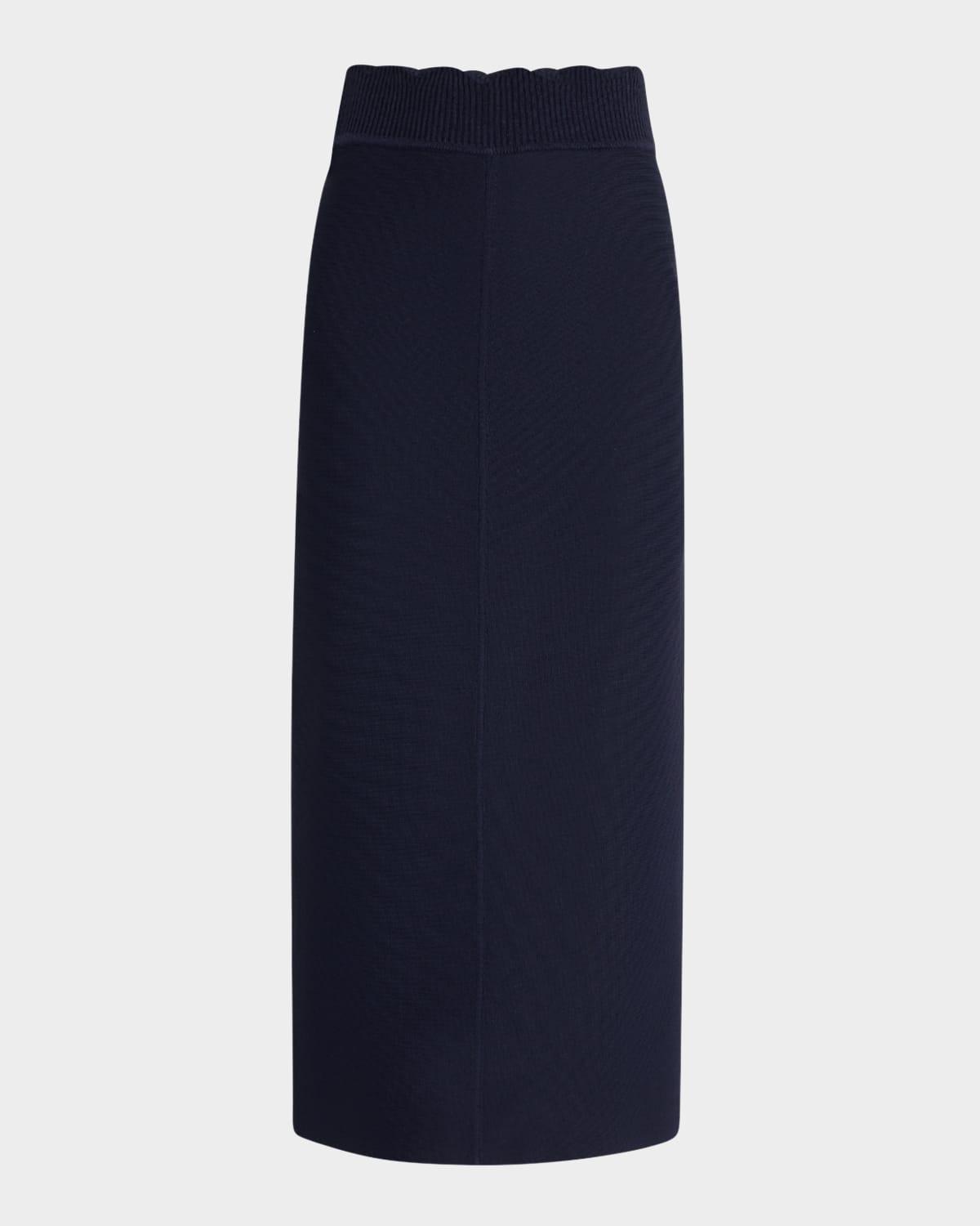 lennon crepe knit skirt