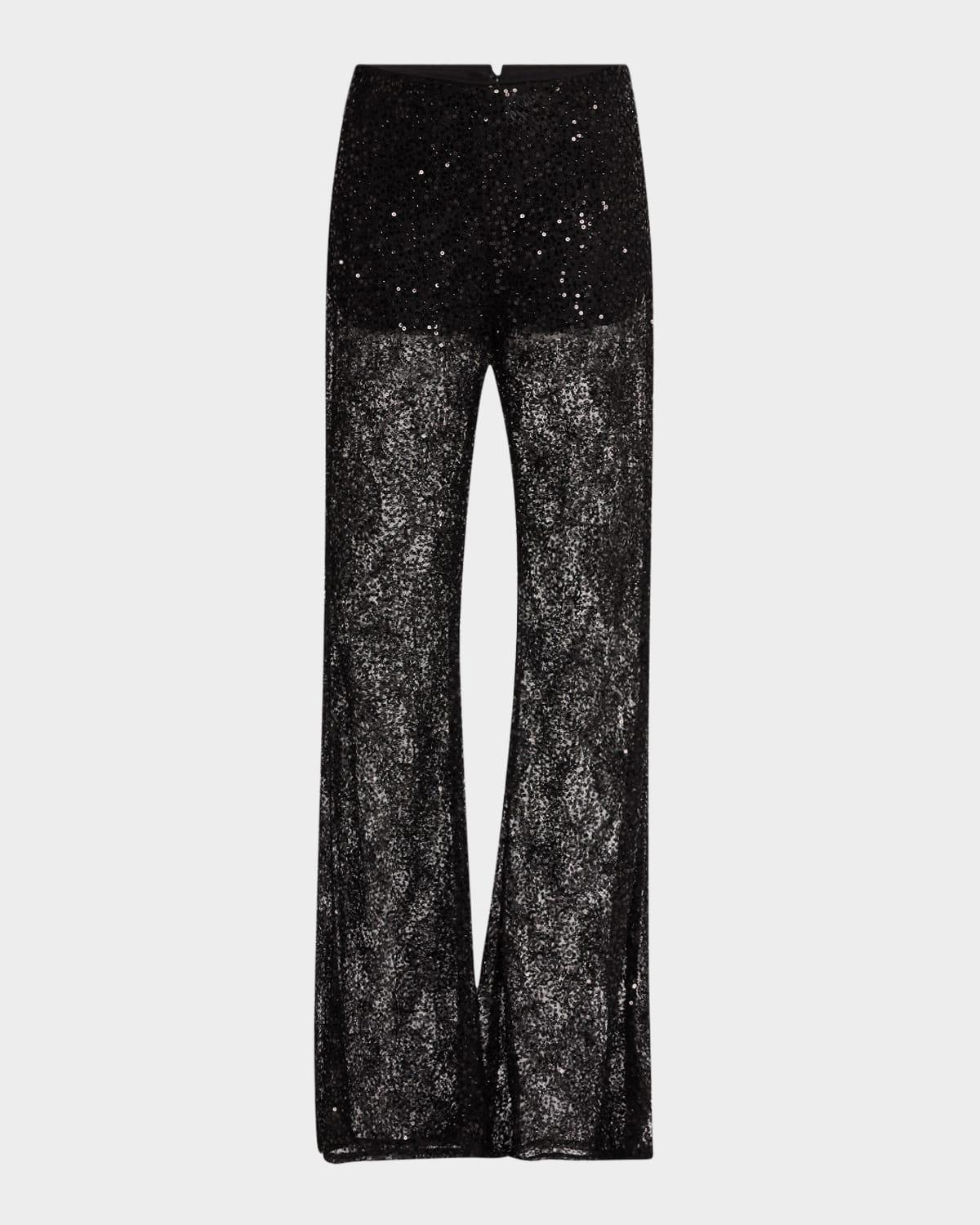 lennon embellished flare pants