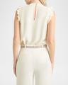 lenore woven ruffle top