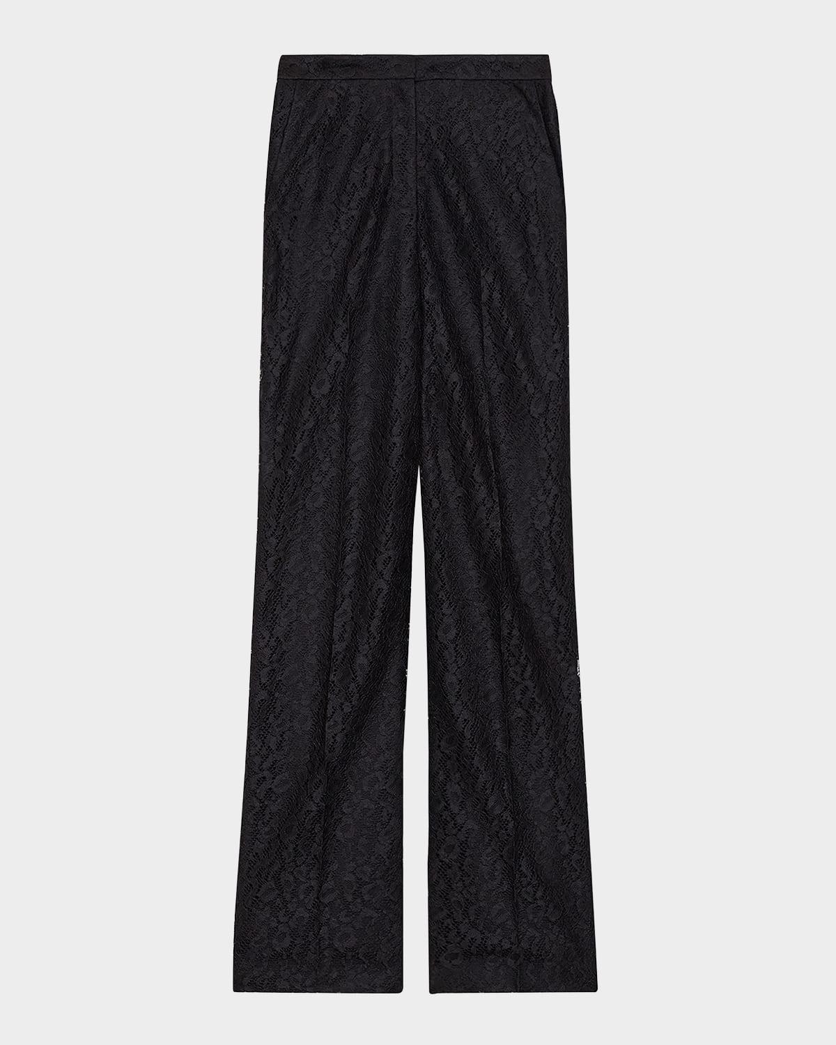 leopard lace clean pants