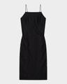 leopard lace slim slip dress