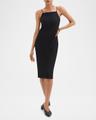 leopard lace slim slip dress
