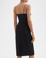 leopard lace slim slip dress