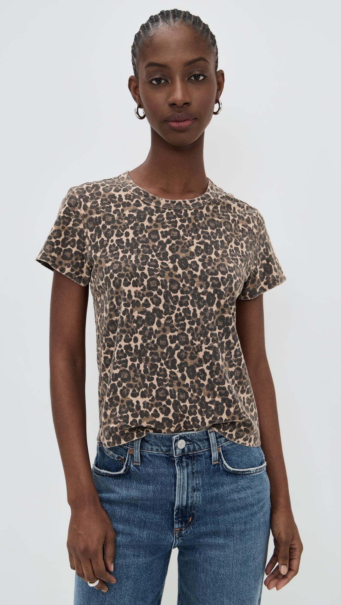 leopard love tee