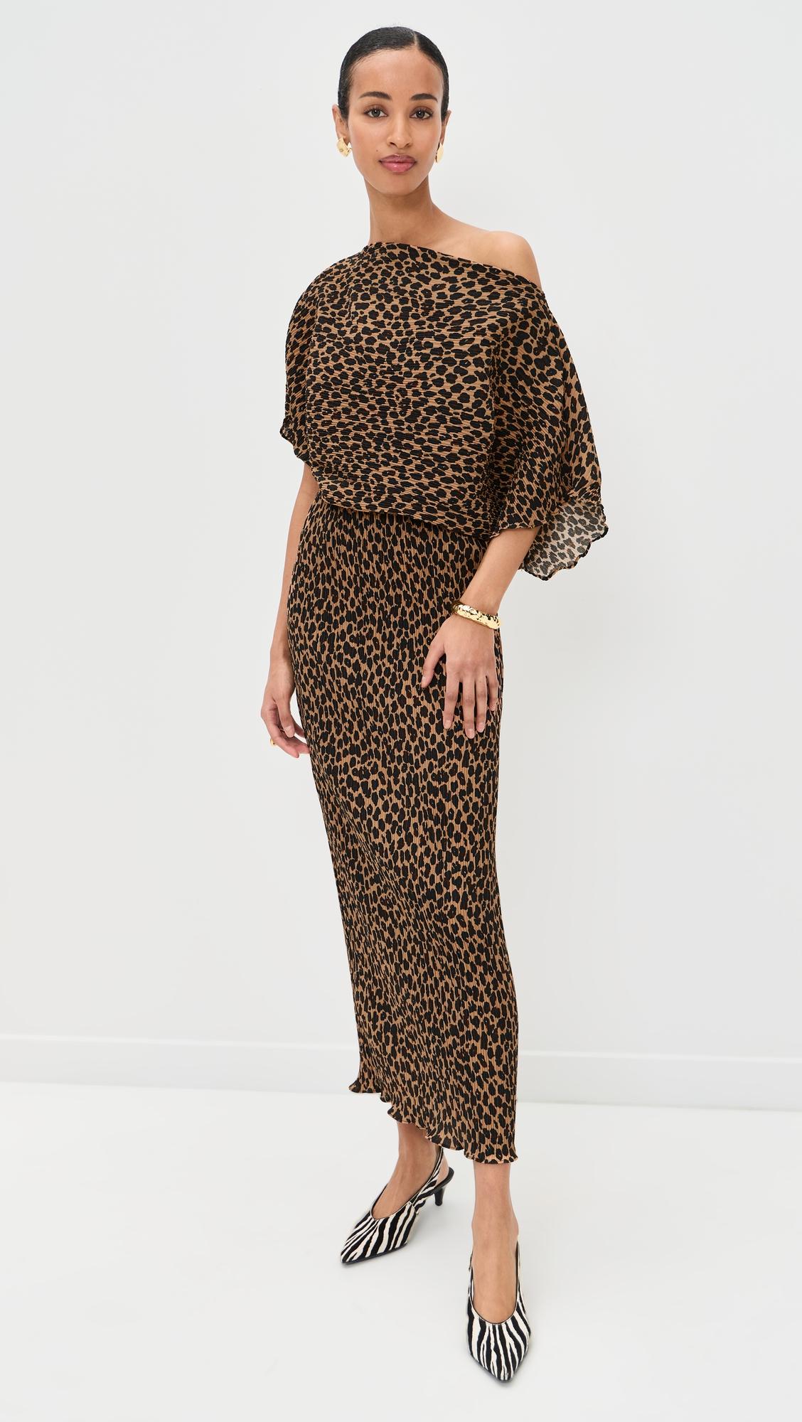 leopard tilly dress