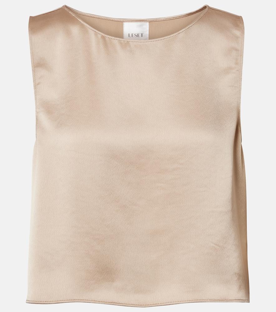 leset barb satin top