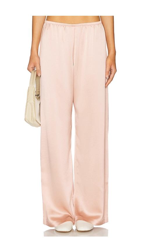 leset barb wide leg pant in pink.