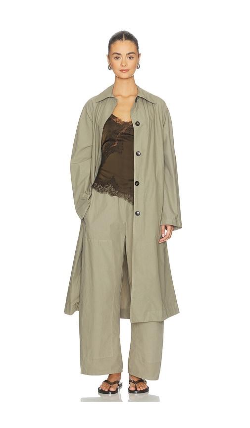 leset kyoto car coat in beige.