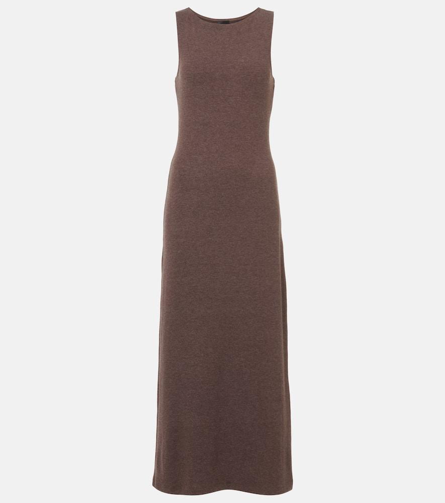 leset lauren sleeveless jersey midi dress