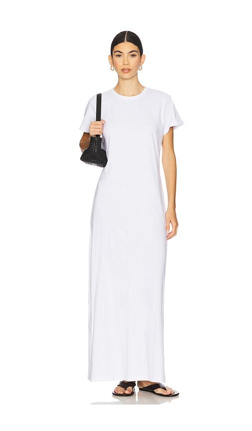 leset margo maxi dress in white.