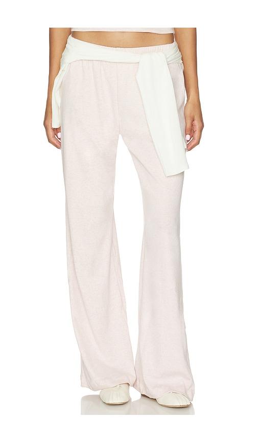 leset nando lounge pant in rose.
