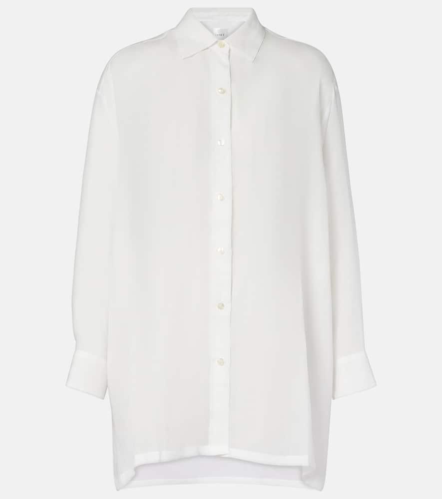 leset niko oversized ramie shirt