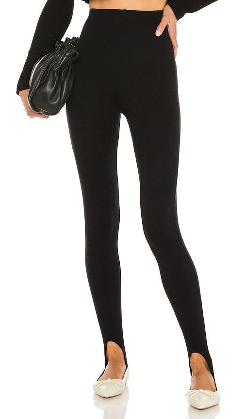 leset rio stirrup pant in black.