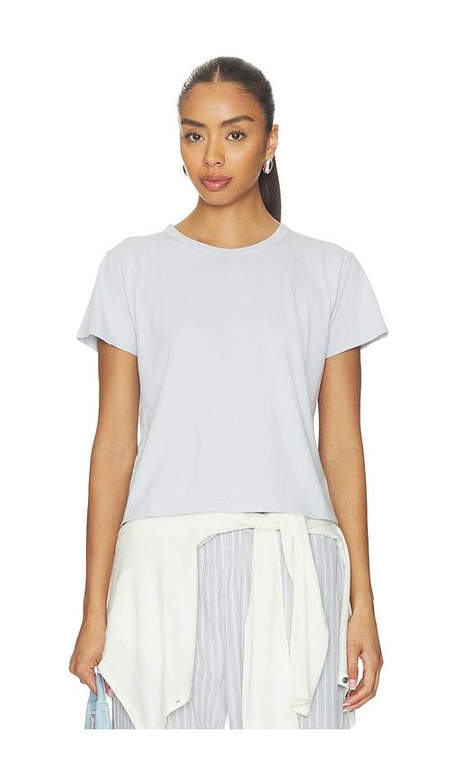 leset the margo tee in baby blue.