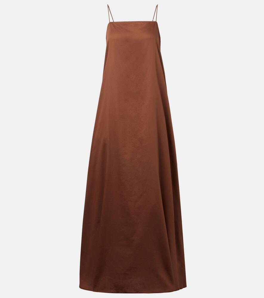 leset yoko cotton maxi dress