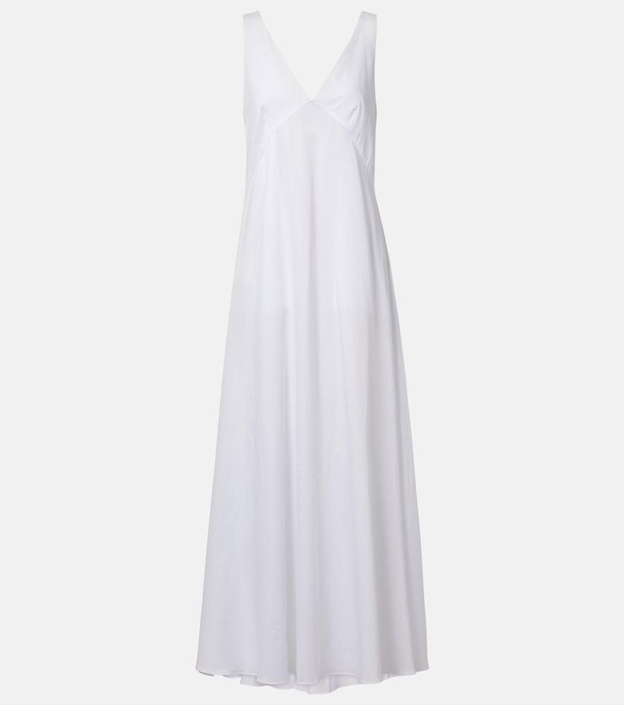 leset yoko cotton maxi dress