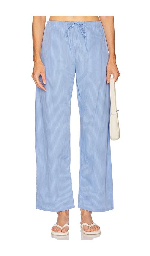 leset yoshi drawstring pant in baby blue.