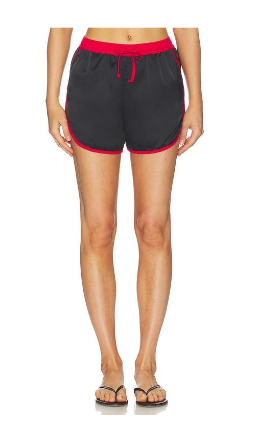 leslie amon boxer short in black.
