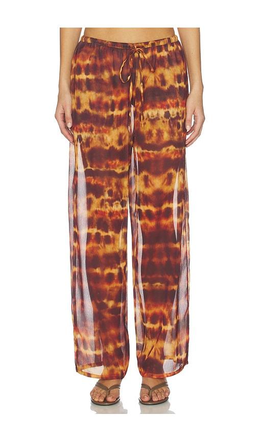 leslie amon olivia pant in brown.