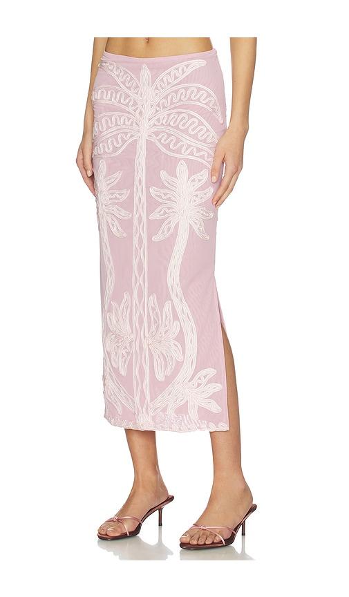 leslie amon phuket skirt in pink.