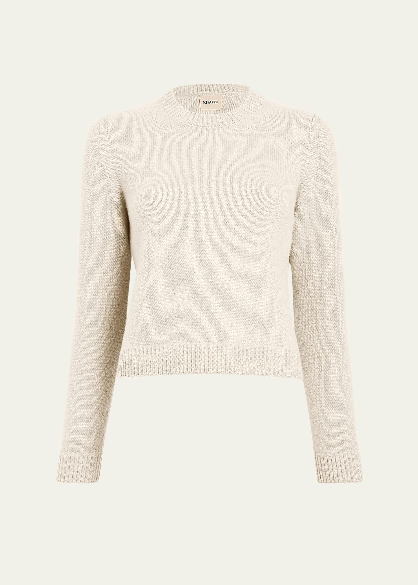 leta cashmere crewneck sweater