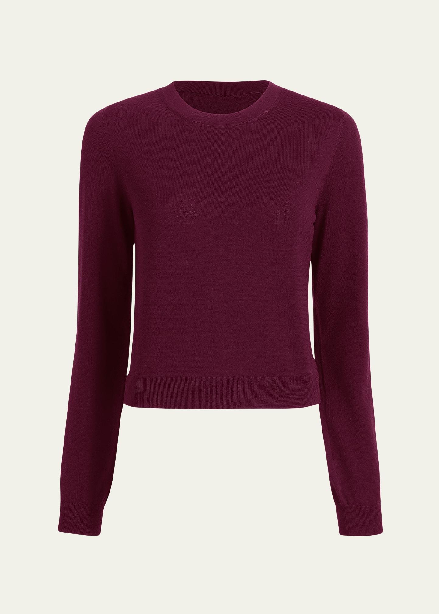 leta cashmere crewneck sweater