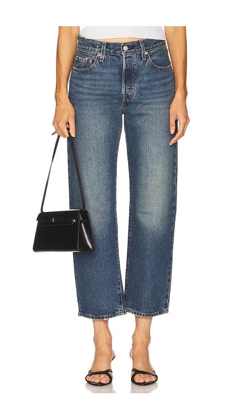 levi's 501 '90s ankle jeans in blue.