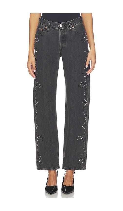 levi's 501 '90s jeans in black.