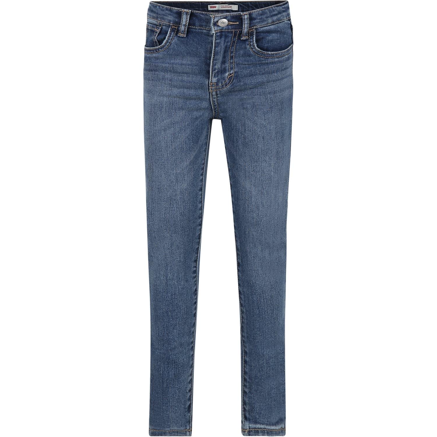 levi's 720 light blue jeans for girl