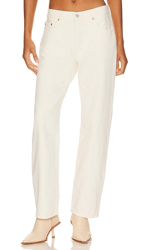 levi's 90s 501 jeans in white.
